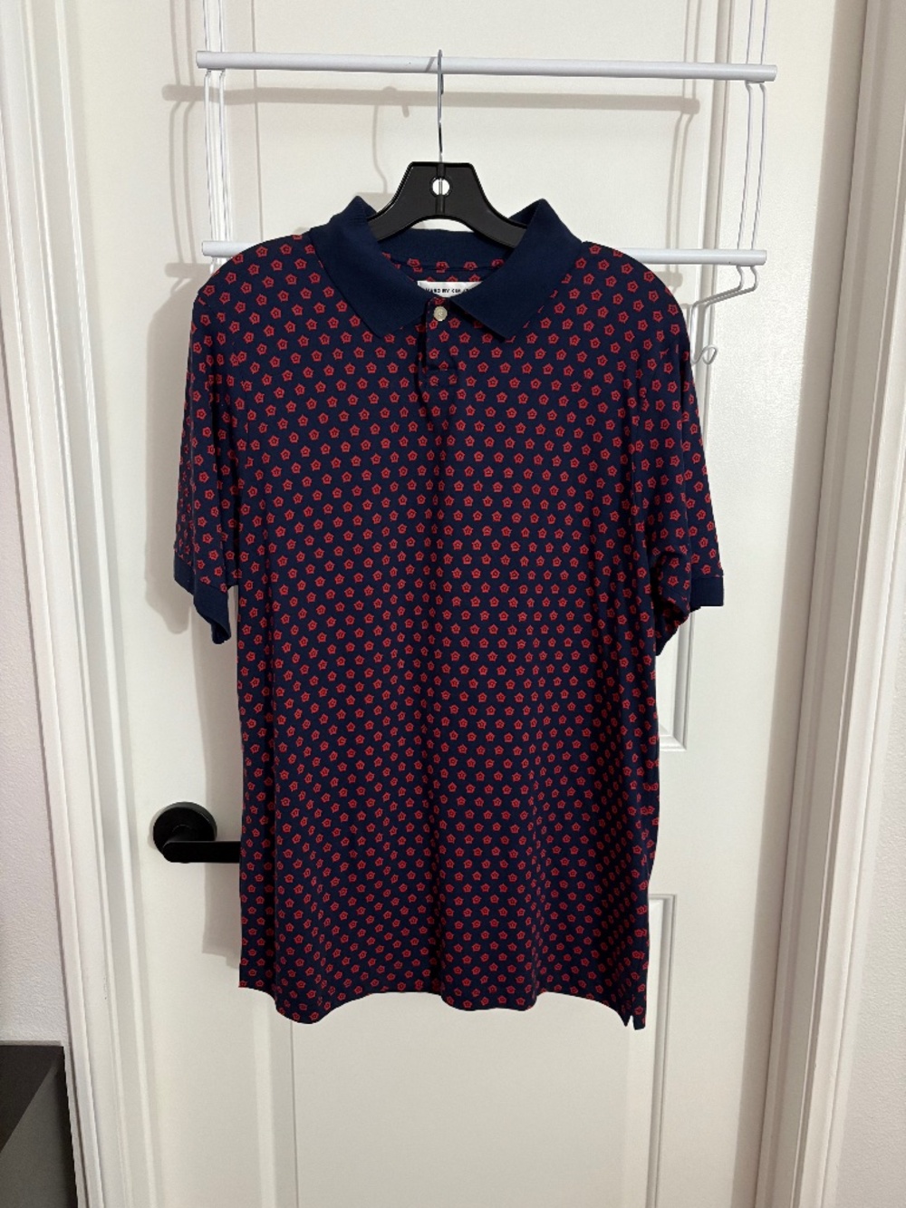 Limited Edition Umbro by Kim Jones 2006 World Cup MaroonRed Navy Blue Polo Shirt